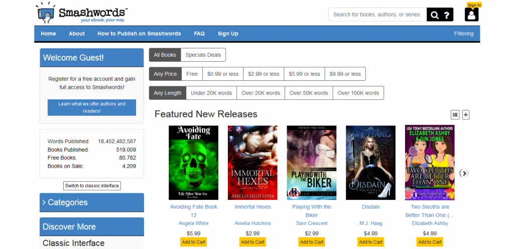 Smashwords : book torrent