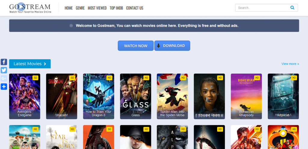 Go Stream - movie streaming site