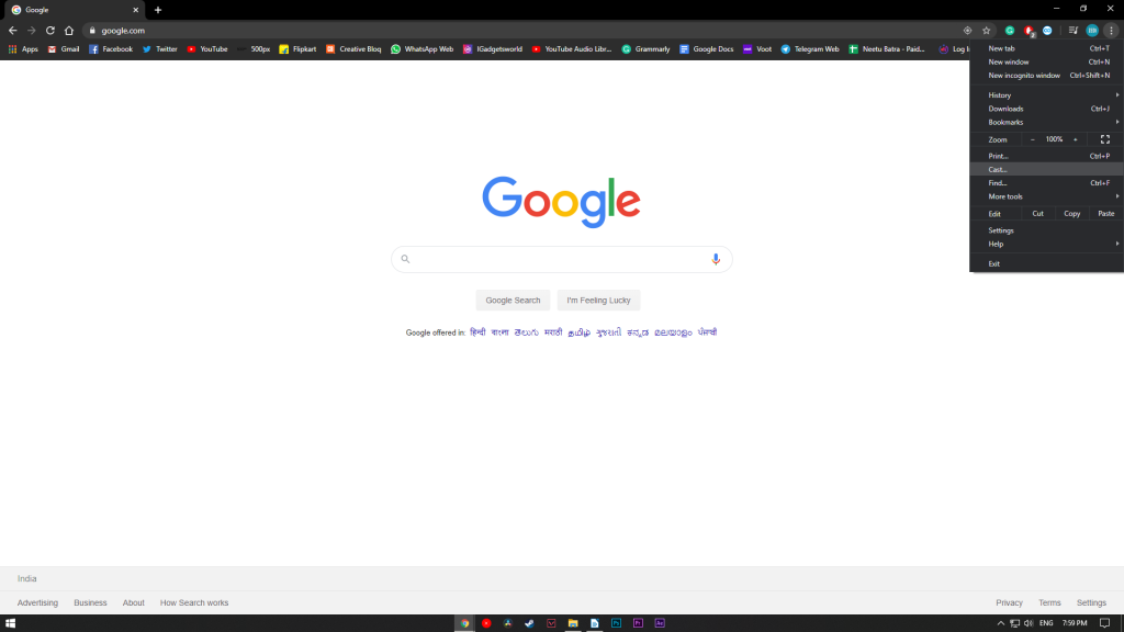 can you cast from android to google chrome desktop