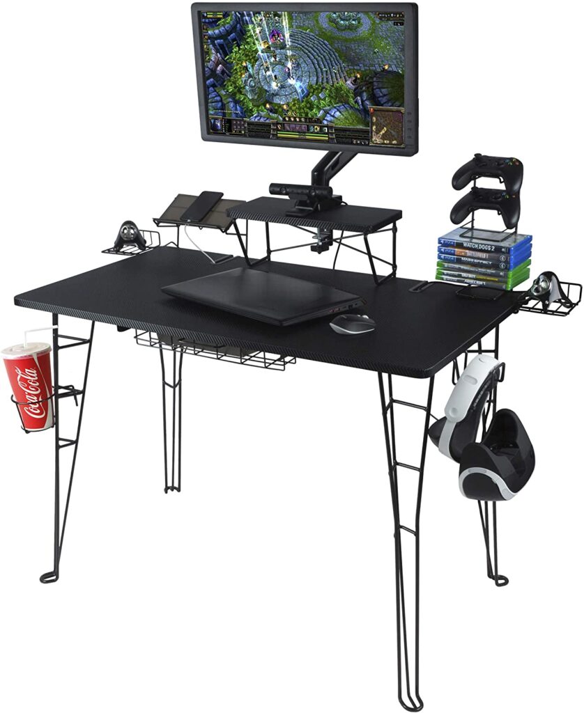 ergonomic Best Gaming Desk Australia with Dual Monitor