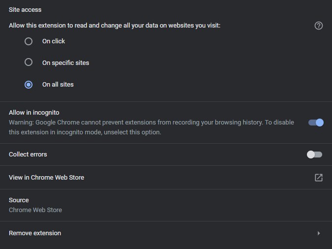 Remove VPN