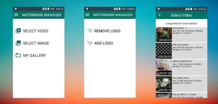 Watermark Remover Apps for android and ios