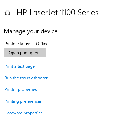 Printer Test - Windows